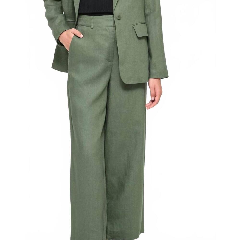 NEW OSIS ava linen pants in teal